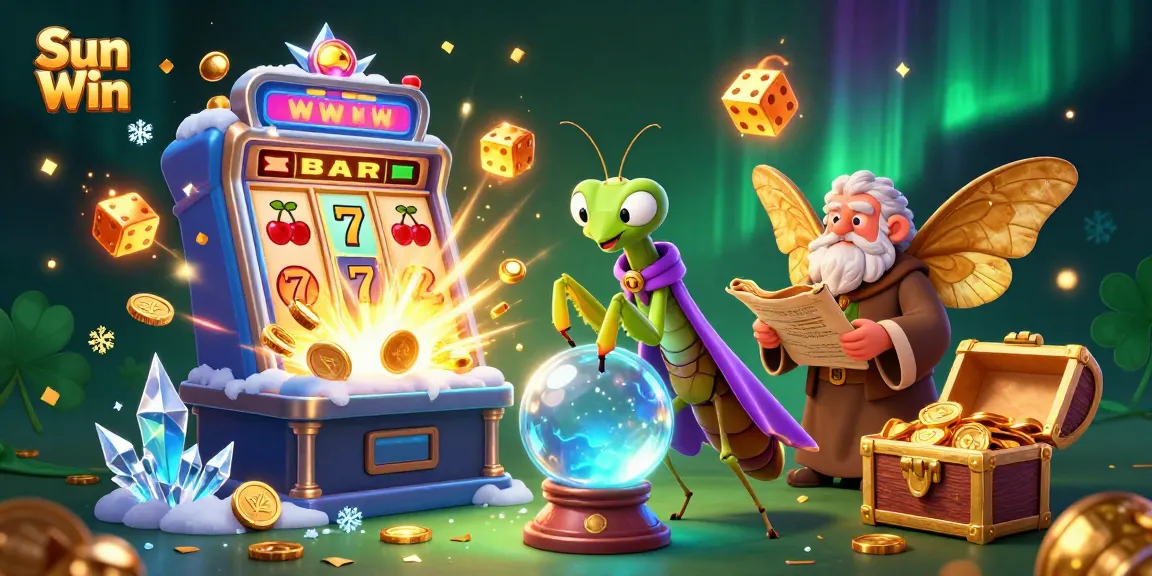Experience thrilling wins at Sun Win with a vibrant 3D casino scene showcasing exciting games.