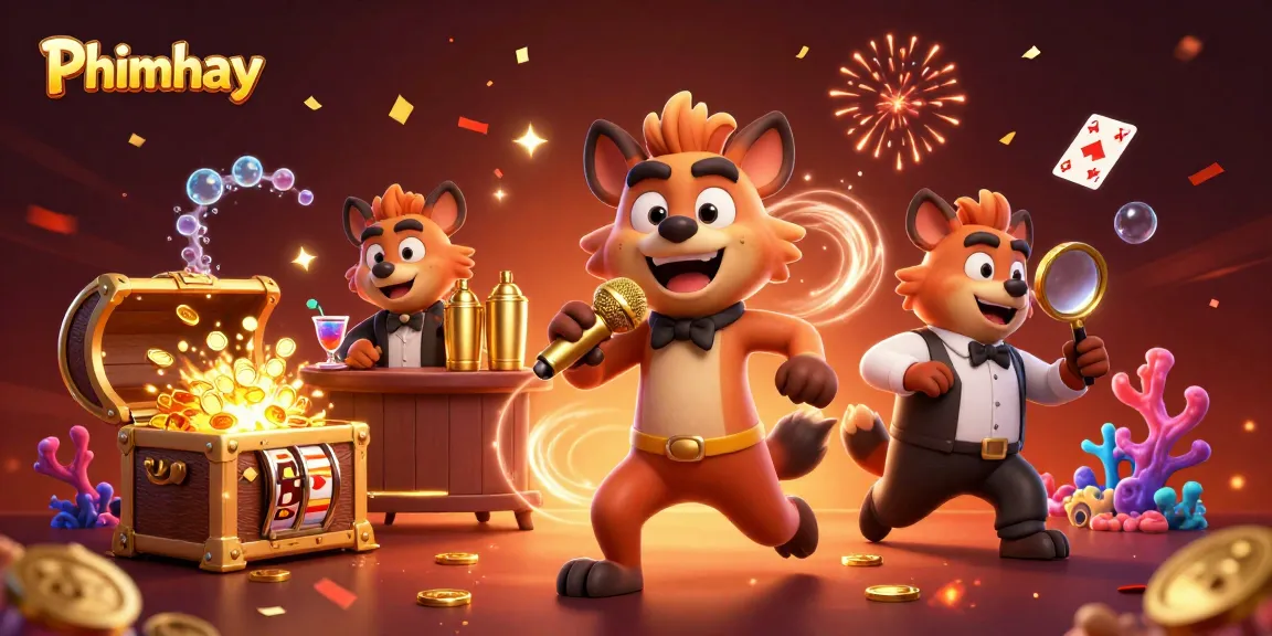 Phimhay brings excitement to the casino scene with lively hyenas running a comedy club.