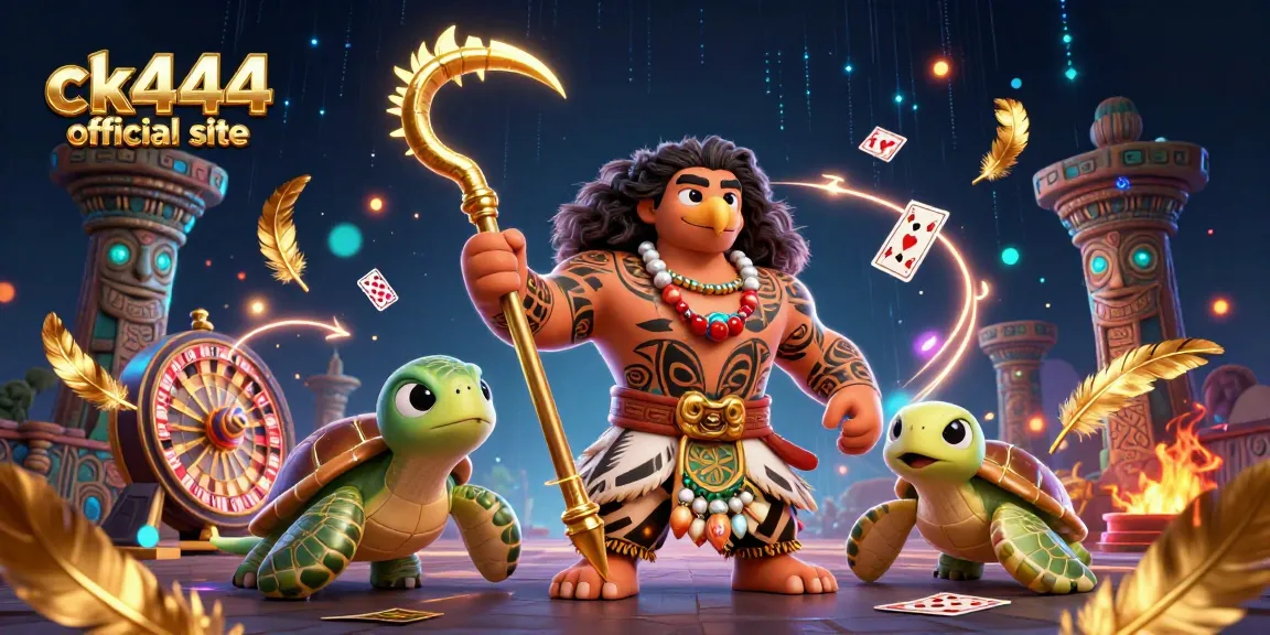 Experience thrilling gaming at ck444 official site with a dynamic demigod and fun casino elements.